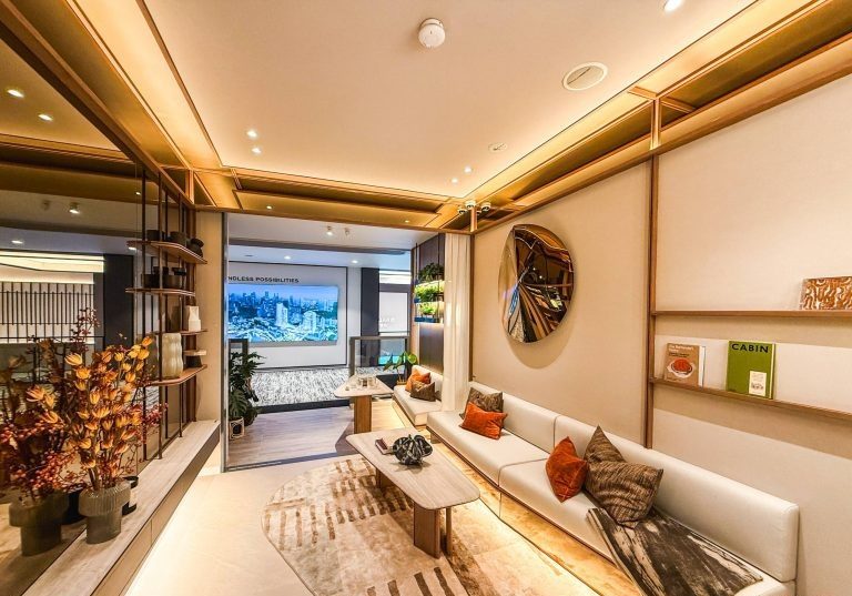 Showflat living room